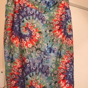 LuLaRoe Cassie Skirt -Colorful  2XL